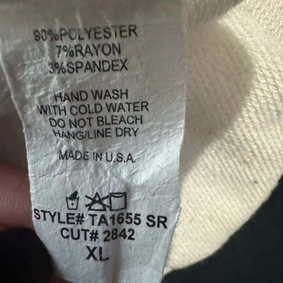 Bombom silver/gold accent star white t-shirt, XL - Picture 3 of 5